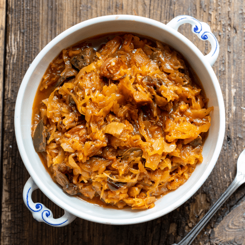 Bigos z mięsem i kiełbasą 500ml