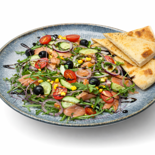 Sałatka z szynką parmeńską