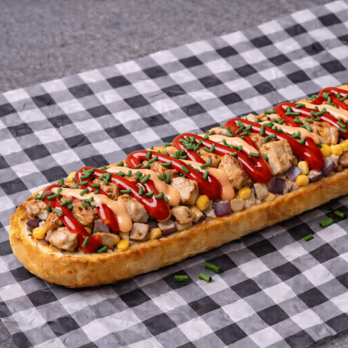 Zapiekanka z kurczakiem