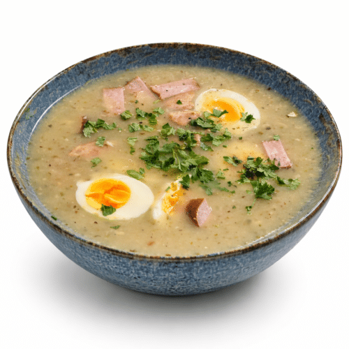 Żurek 500ml. z jajkiem i kiełbasą