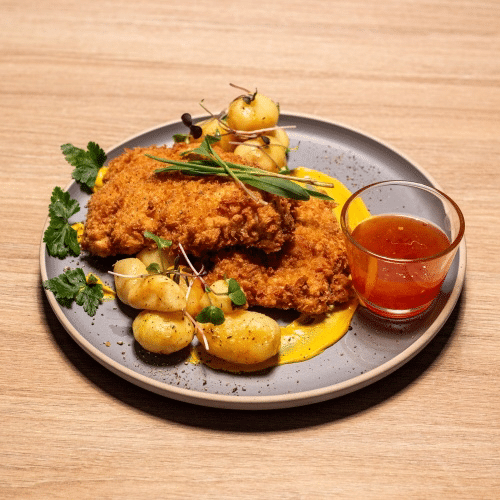 Filet z kurczaka w panko z sosem sweet-chilli 250 g