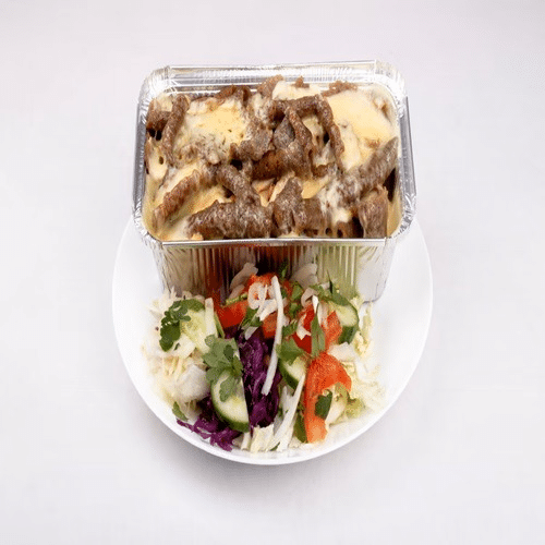 Kapsalon z wołowiną