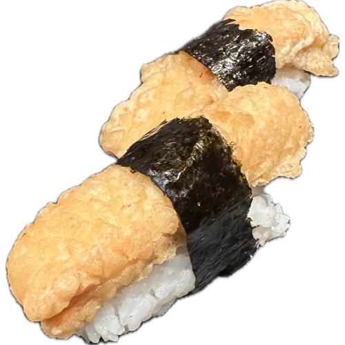 Nigiri łosoś w tempurze