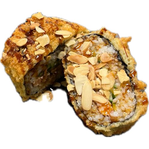 Burger z pieczonym łososiem