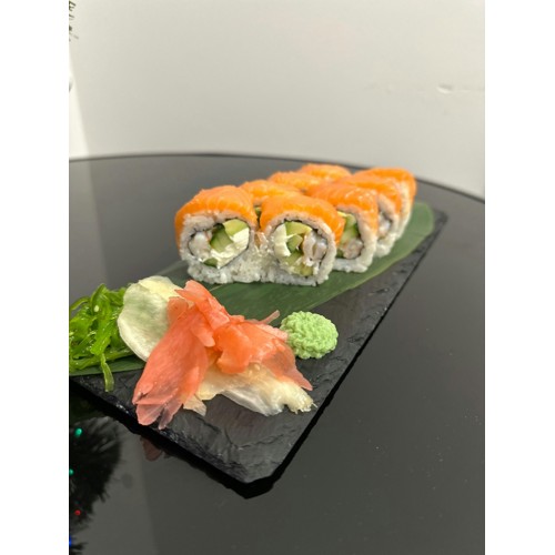 Philadelphia krewetka w wędzonym łososiu