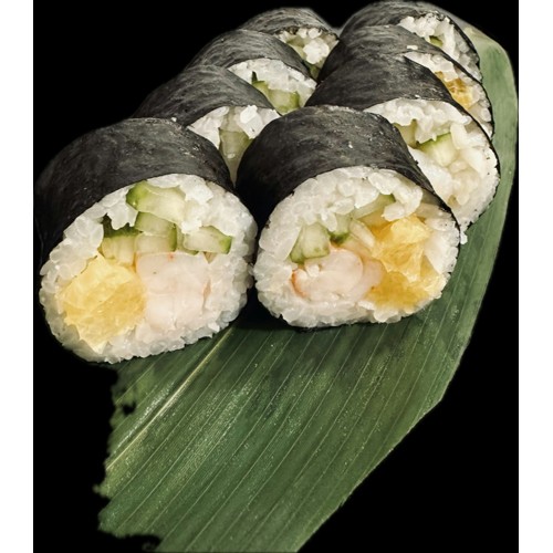 Futomaki philadelphia krewetka i pomarańcza