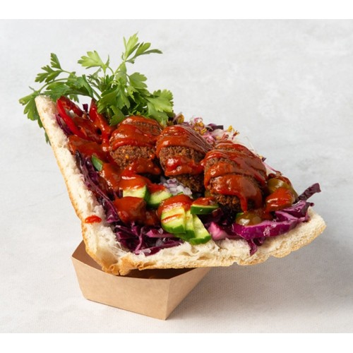 Falafel Ostry w bułce