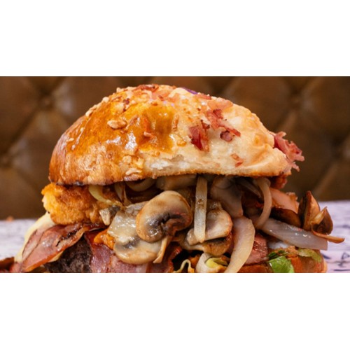 Pieczarki z cebulką - dodatek do Lumbera