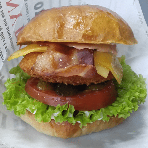 Burger z serem Kurczak