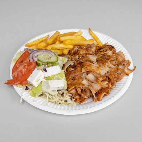 Kebab na talerzu