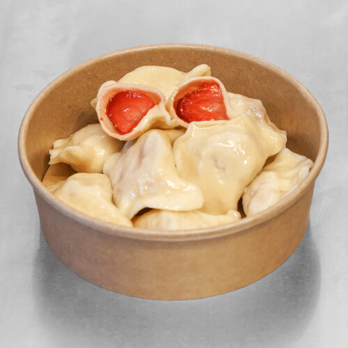 Pierogi z truskawką