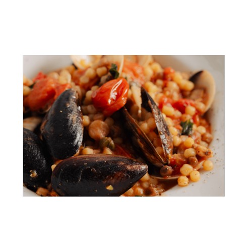 Fregola Sarda con Cozze e Vongole