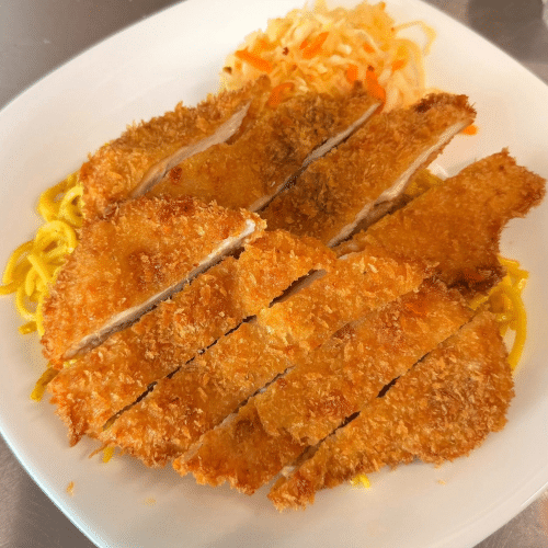 Filet z kurczaka bez warzyw w panierce