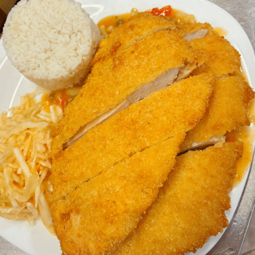 Filet z kurczaka na ostro w panierce