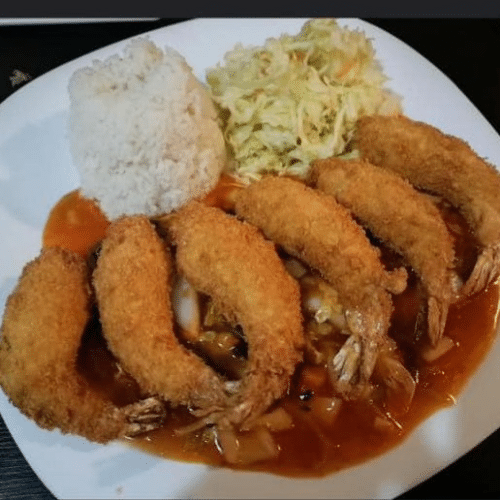 Krewetki w cieście na ostro