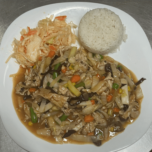 Kurczak z grzybami mun