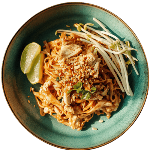 Pad thai z kurczakiem