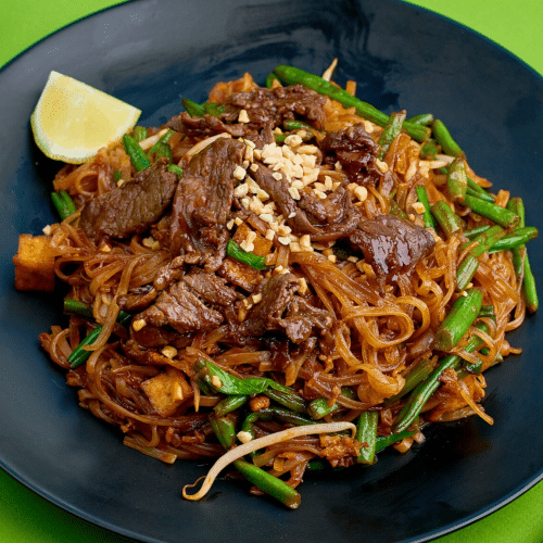 Pad thai z wołowiną