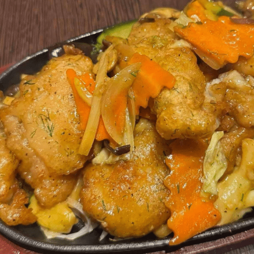 Ryba mintaj chrupiąca curry