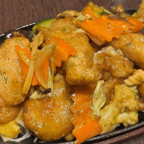 Ryba mintaj chrupiąca na ostro