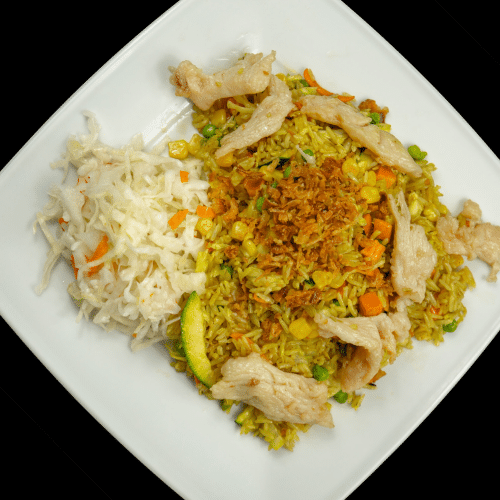 Ryż smażony z kurczakiem