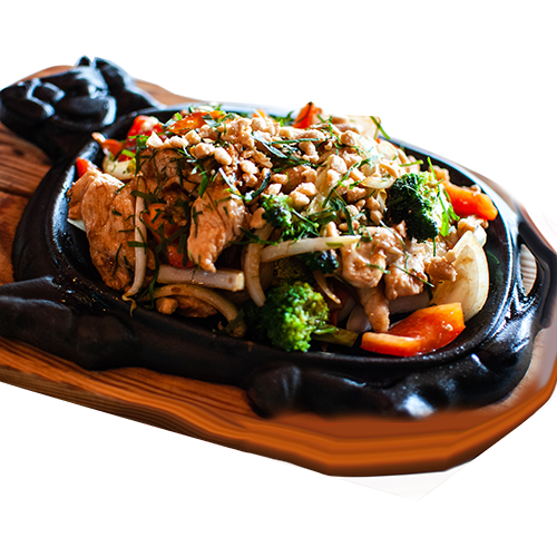 Wieprzowina na gorącym półmisku