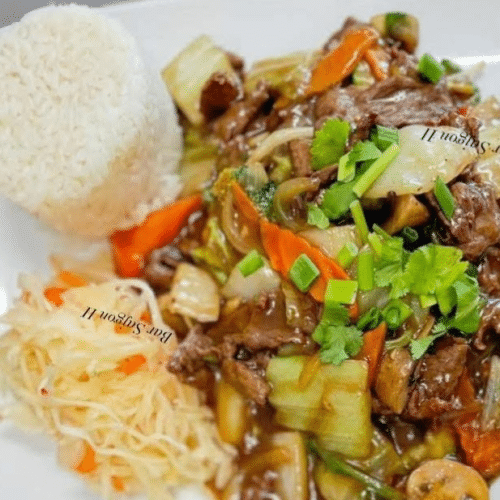 Wołowina z ananasem