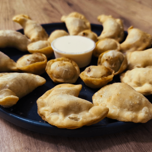 Pierogi z Łososiem szpinakiem i serem feta 7 szt.