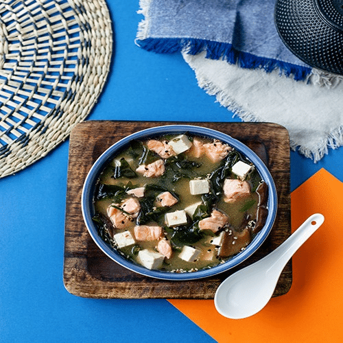 Miso z łososiem