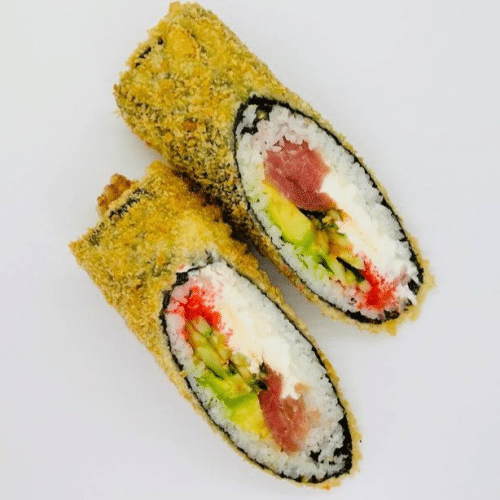 Buritto z pieczonym łososiem