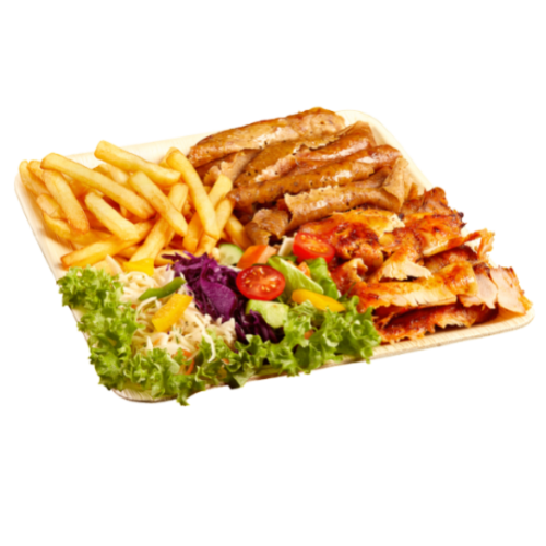 Kebab na talerzu