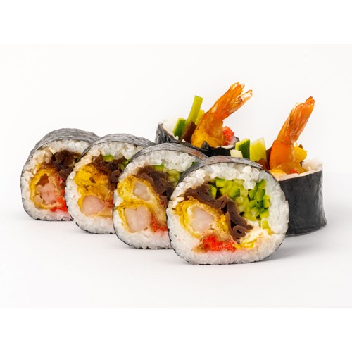 Futomaki krewetka w tempurze 6 sztuk