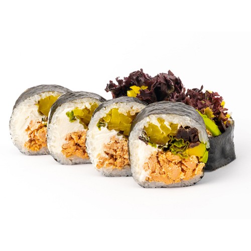 Futomaki łosoś pieczony 6 sztuk