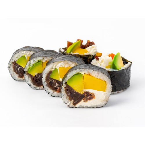 Futomaki wegetariańskie 6 sztuk