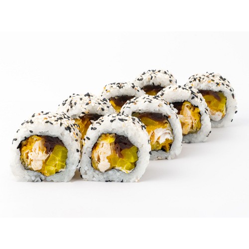 Uramaki Ryba Maślana w Tempurze (8 sztuk)