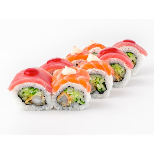 Special Łosoś, Tuńczyk i Krewetka w Tempurze (8 sztuk)