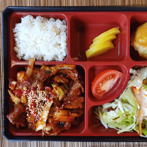 Spicy pork set