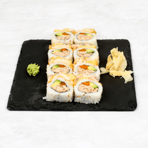 Fried sake teriyaki 8 szt.