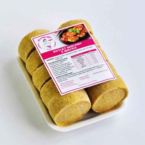 Kotlet mielony z indyka (mrożony) 480 g
