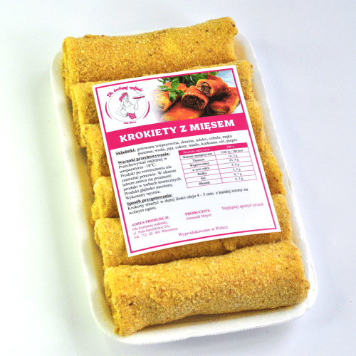 Krokiety z mięsem (mrożone) 540g