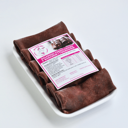 Naleśniki czekoladowe z serem i bananem (mrożone) 500g