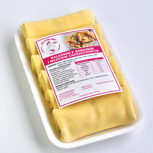 Naleśniki z bananem i mlekiem zagęszczonym (mrożone) 500g