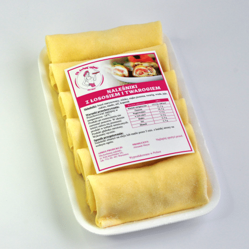 Naleśniki z łososiem i twarogiem (mrożone) 500g
