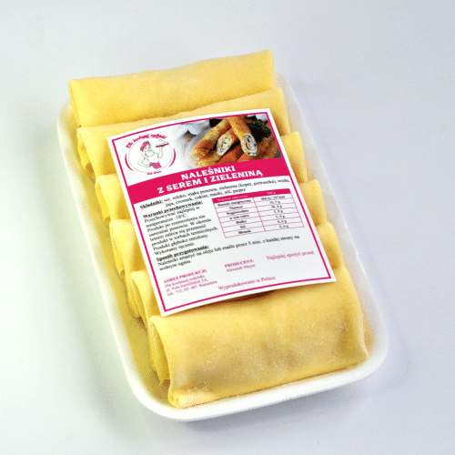 Naleśniki z serem i zieleniną (mrożone) 500g
