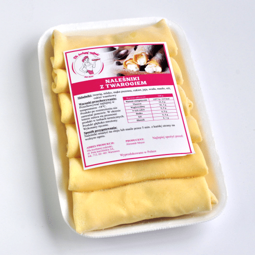 Naleśniki z twarogiem na słodko (mrożone) 500g