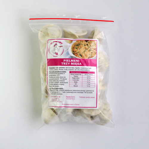 Pielmieni trzy mięsa (mrożone) 500 g