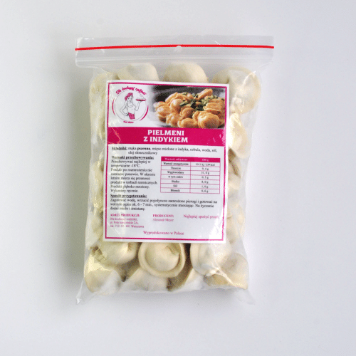 Pielmieni z indyka (mrożone) 500 g
