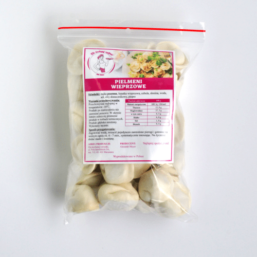 Pielmieni z wieprzowiną (mrożone) 500 g