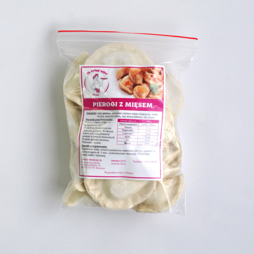 Pierogi z mięsem (mrożone) 500 g