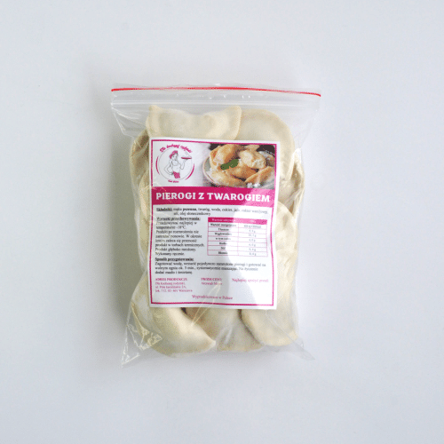 Pierogi z twarogiem na słodko (mrożone) 500 g